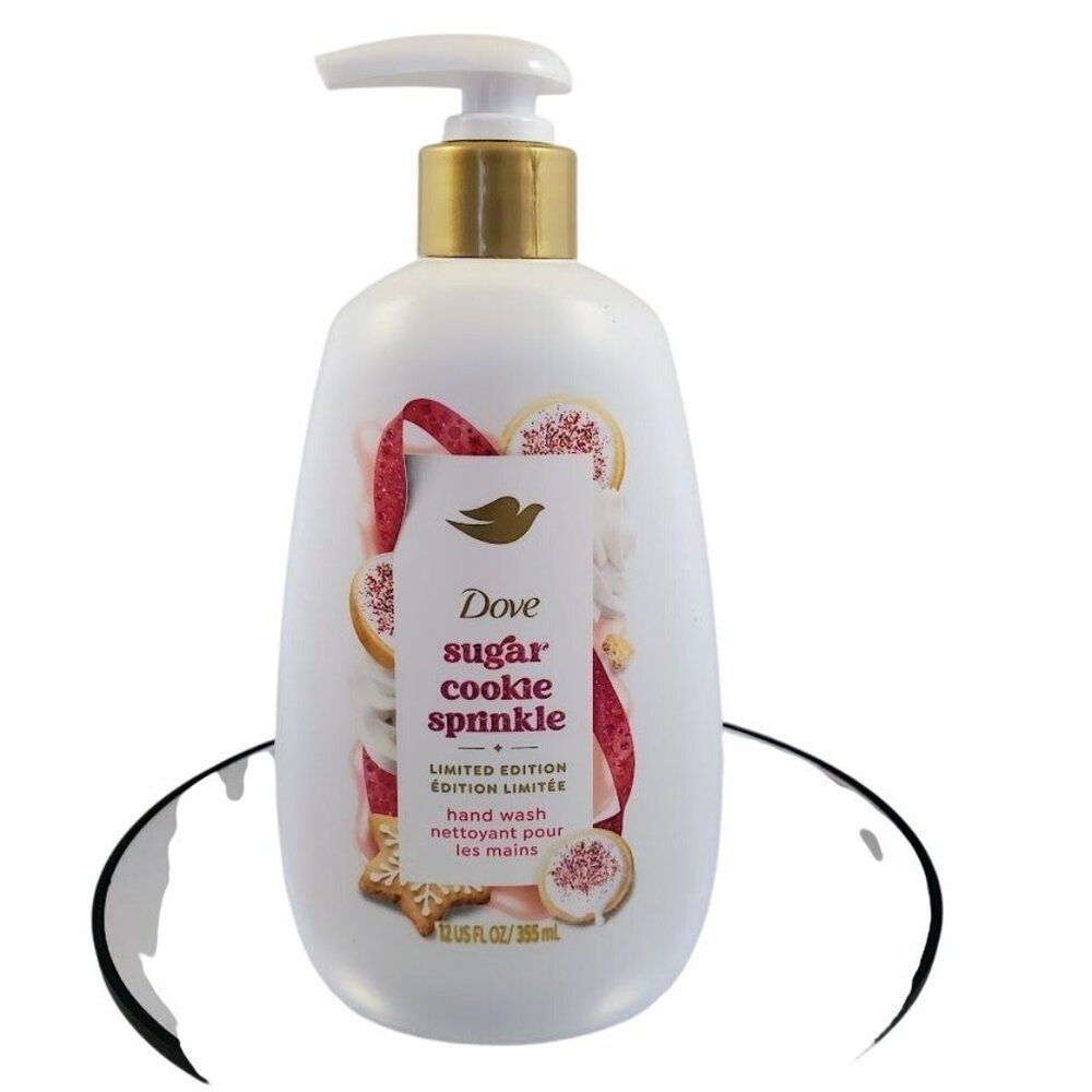 Dove Sugar Cookie Sprinkle Hand Wash 12oz Limited Edition Holiday Treats Soap